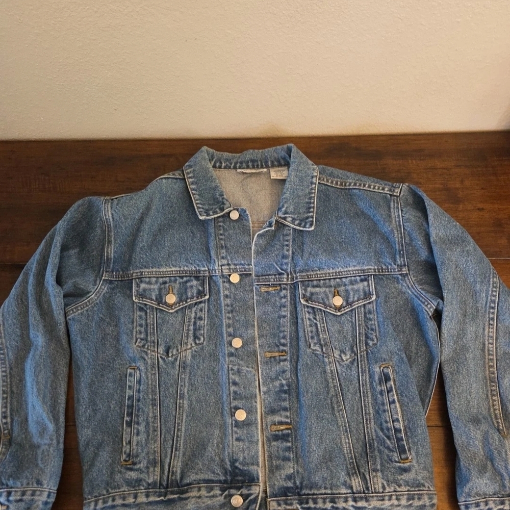 Vintage Hannah Barbera Flinstones Jetsons Scooby Doo Jean Jacket 90s Men Women - Picture 2 of 11
